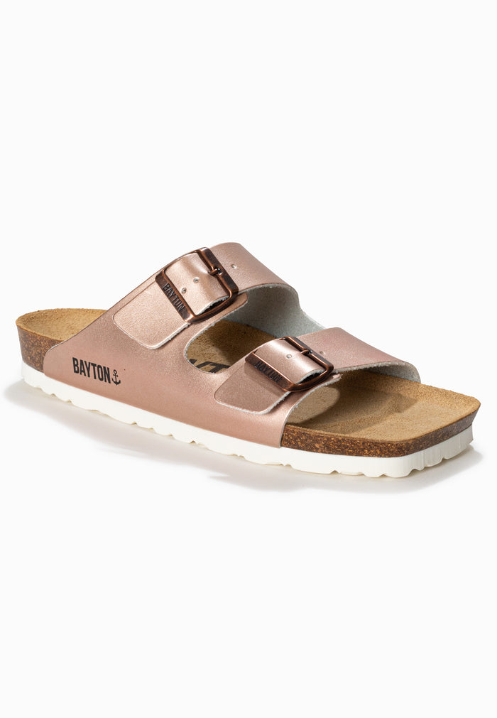 Bayton Sandales 2 Brides Atlas Rose Gold Bayton Femme