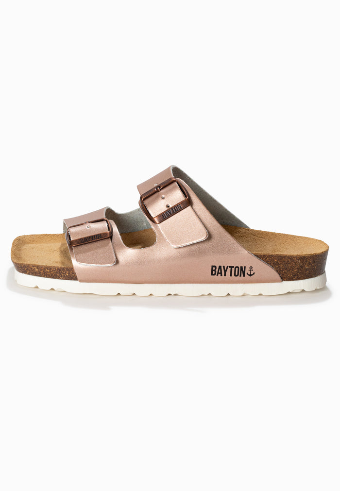Bayton Sandales 2 Brides Atlas Rose Gold Bayton Femme