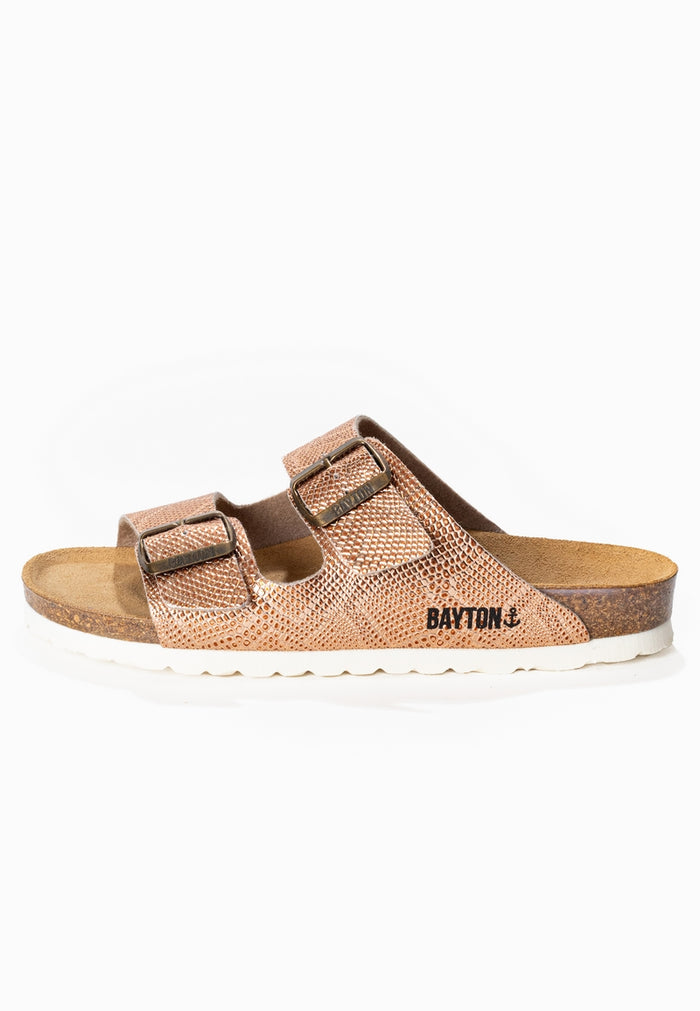 Bayton Sandales 2 Brides Atlas Rose Gold Bayton Femme