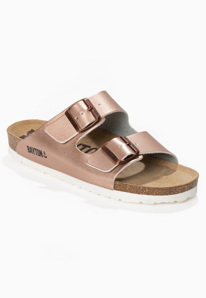 Bayton Sandales 2 Brides Atlas Rose Gold Bayton Femme