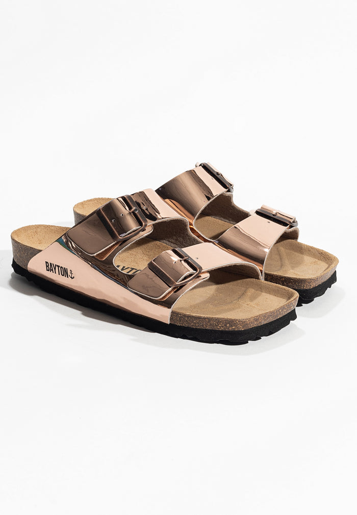 Bayton Sandales 2 Brides Atlas Rose Gold Bayton Femme