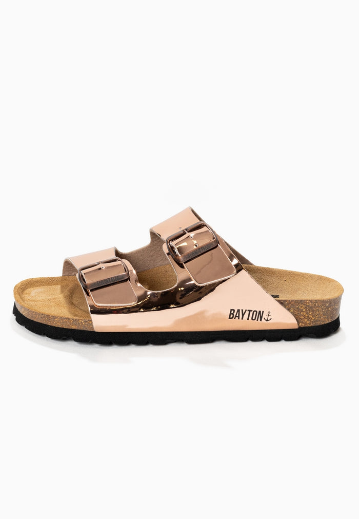 Bayton Sandales 2 Brides Atlas Rose Gold Bayton Femme