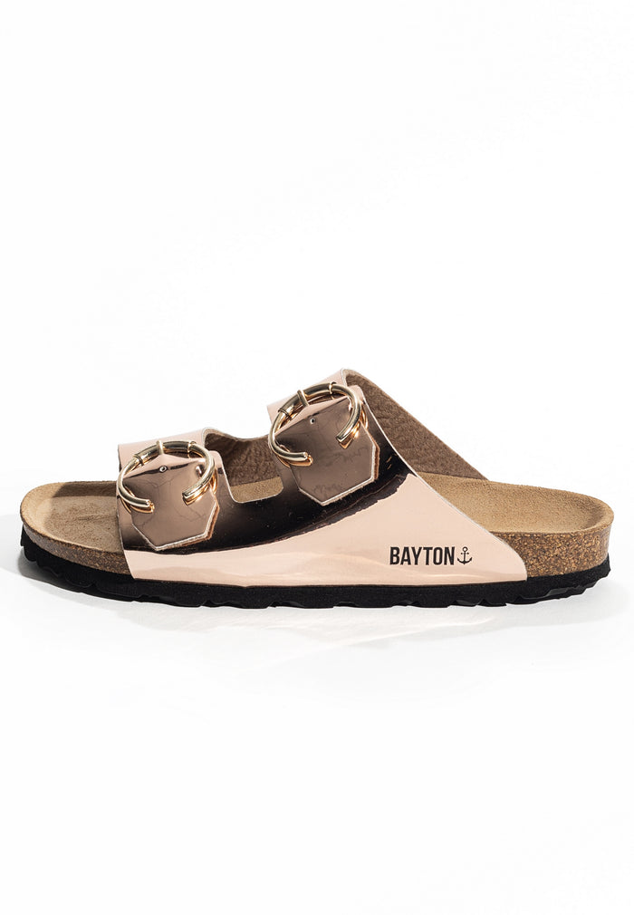 Bayton Sandales 2 Brides Atlas Rose Gold Bayton Femme