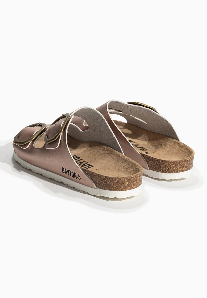 Bayton Sandales 2 Brides Atlas Rose Gold Bayton Femme