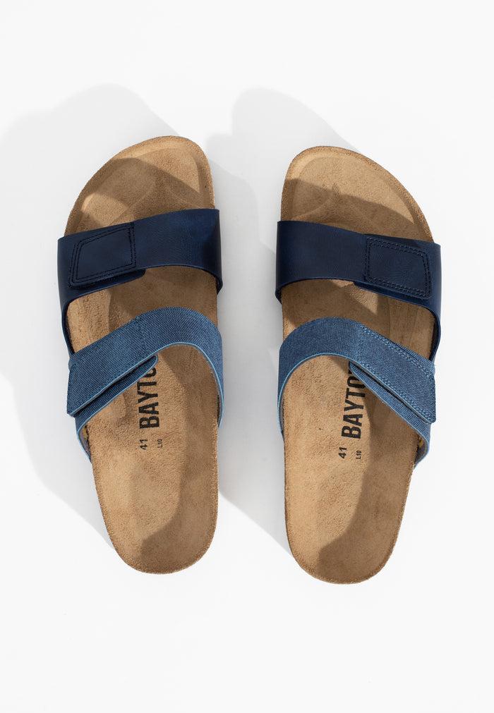 bayton Sandales 2 Brides Gabian Bleu Marine Bayton Homme