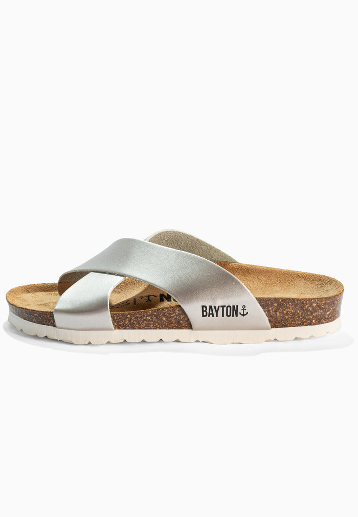 Bayton Sandales 2 Brides Gomera Argent Bayton Femme
