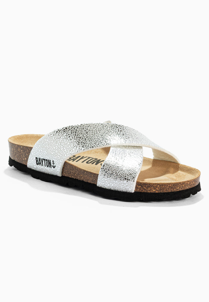 Bayton Sandales 2 Brides Gomera Argent Bayton Femme