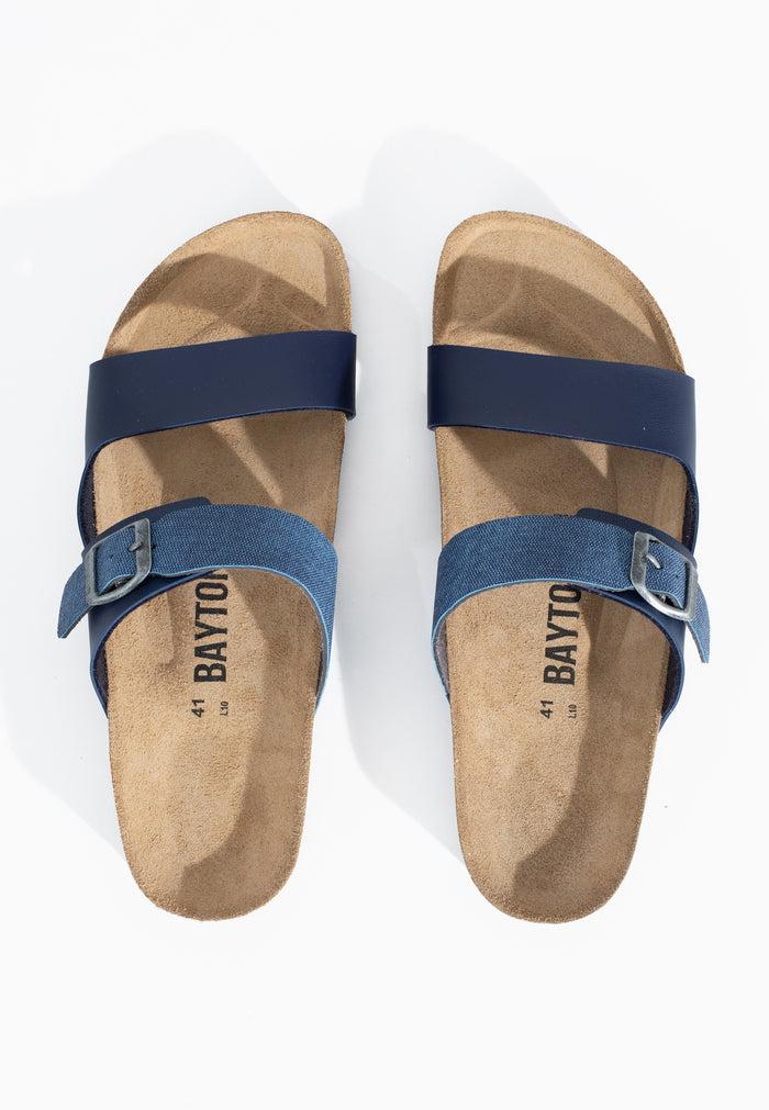 Bayton Sandales 2 Brides Guirec Bleu Marine Bayton Homme