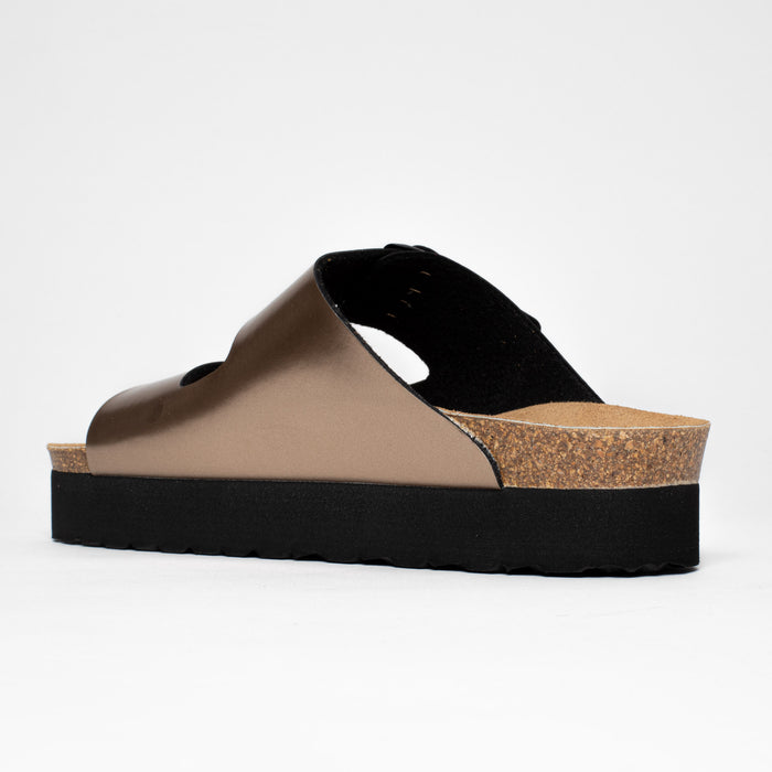 Bayton Sandales 2 Brides Hawai Or à Plateforme Bayton Femme