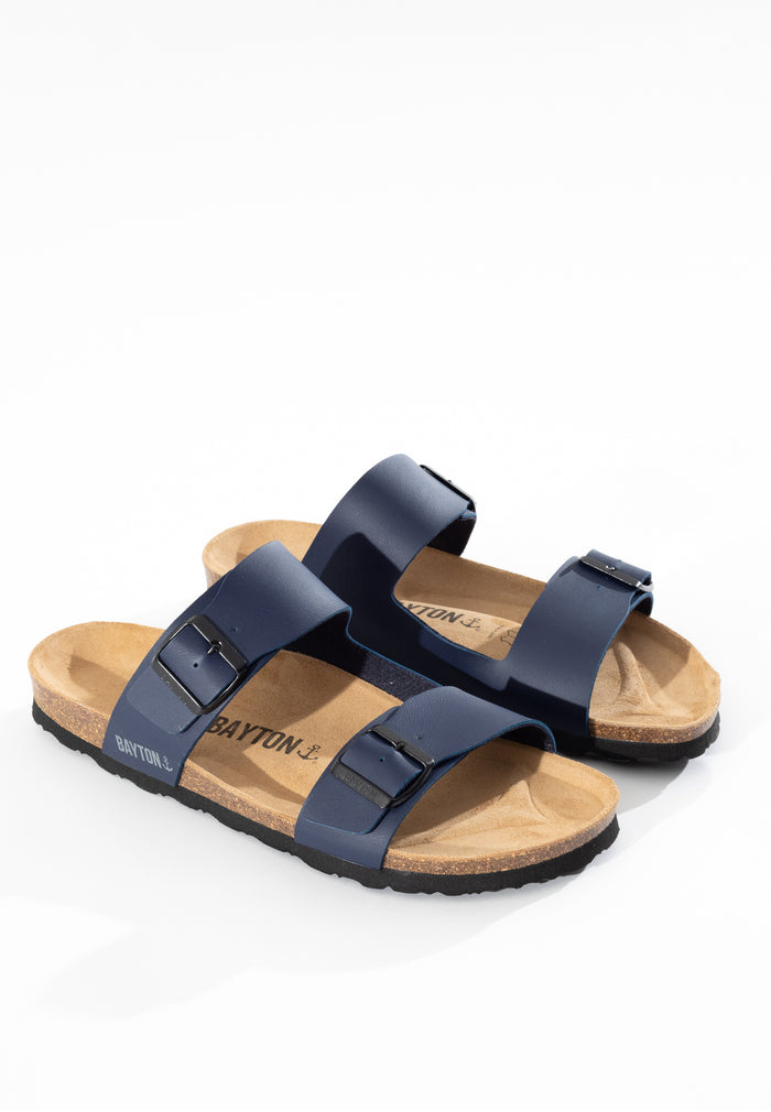 bayton Sandales 2 Brides Ilithyie Bleu Marine Bayton Homme