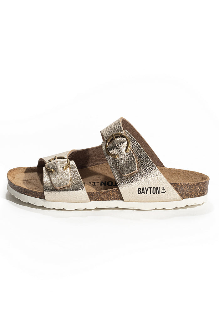 Bayton Sandales 2 Brides Ilithyie Doré Bayton Femme