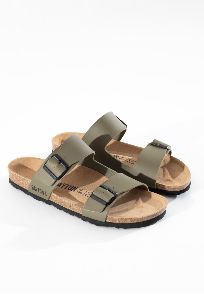 bayton Sandales 2 Brides Ilithyie Kaki Bayton Homme