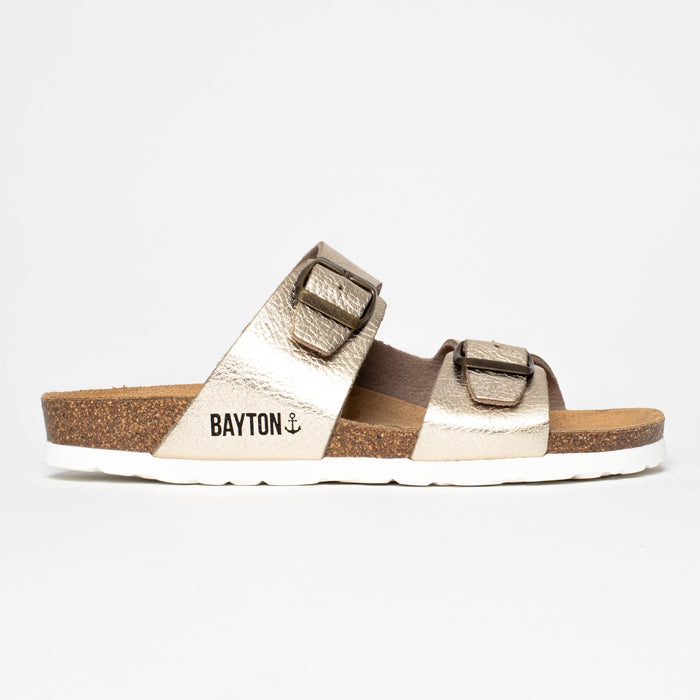 Bayton Sandales 2 Brides Ilithyie Platinium Bayton Femme