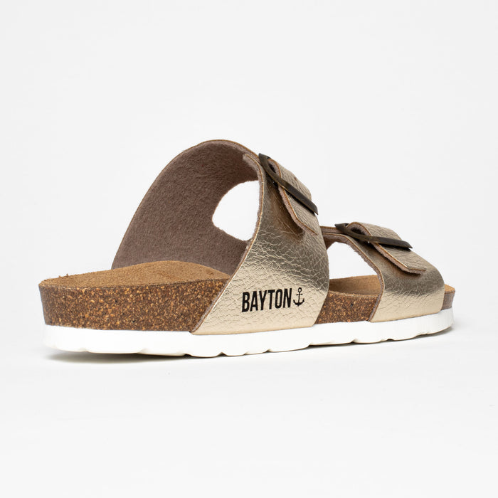 Bayton Sandales 2 Brides Ilithyie Platinium Bayton Femme