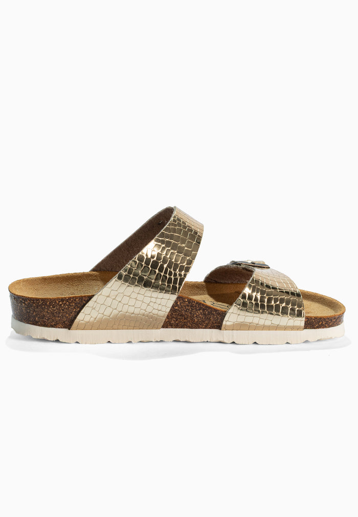 Bayton Sandales 2 Brides Marbella Platine Bayton Femme