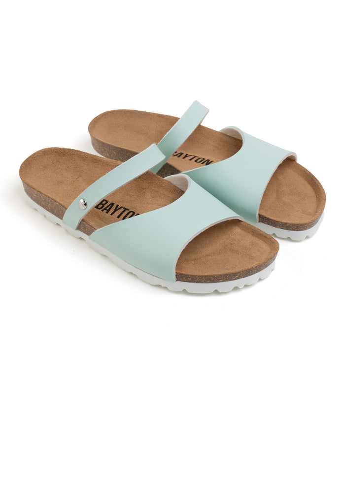 Bayton Sandales 2 Brides Marina Vert Pastel Bayton Femme