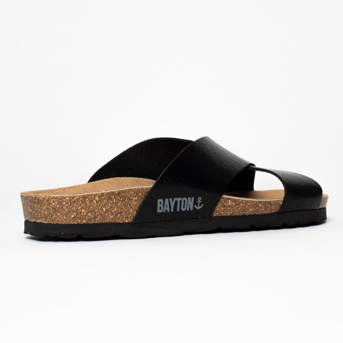 Bayton Sandales 2 Brides Multi-Brides Dallas Noir Bayton Femme