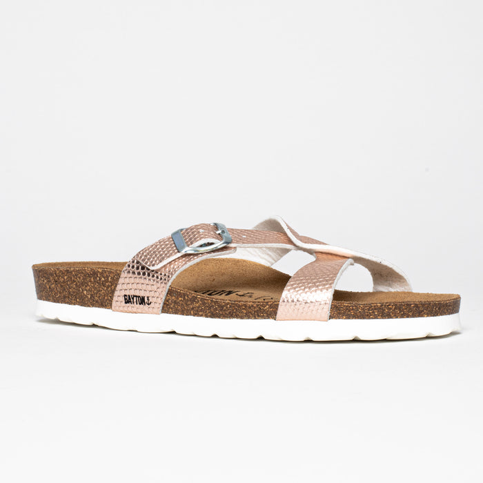 Bayton Sandales 2 Brides Sebastian Rose Dorées Bayton Femme