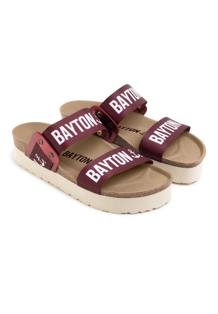 Bayton Sandales 2 Brides Solar Bordeaux Bayton Femme