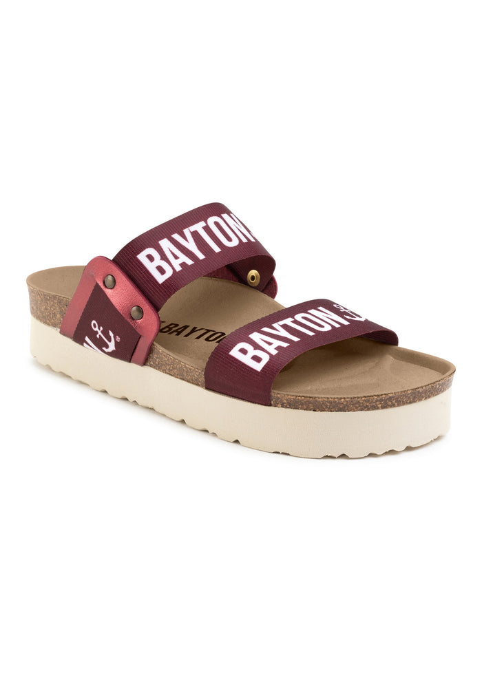 Bayton Sandales 2 Brides Solar Bordeaux Bayton Femme