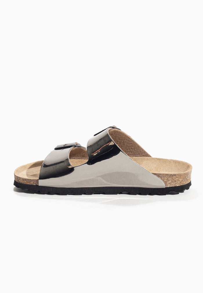 Bayton Sandales 2 Brides Tracy Argent Foncé Bayton Femme