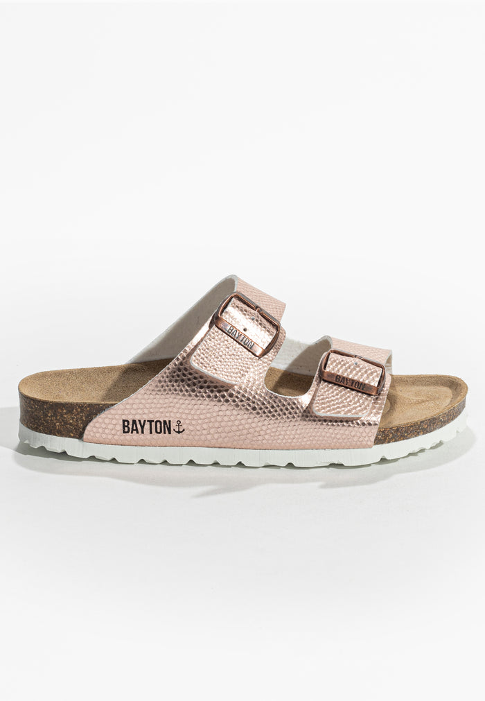 Bayton Sandales 2 Brides Tracy Rose Gold Bayton Femme