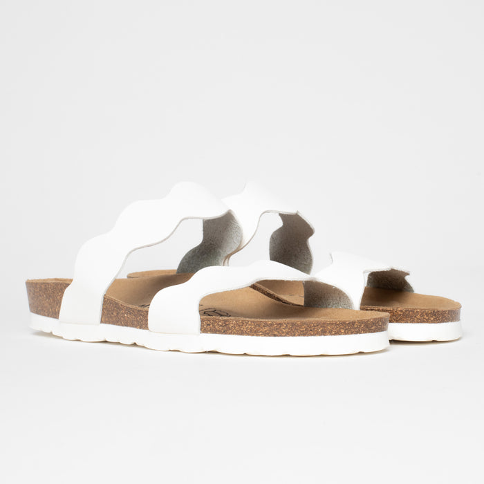 Bayton Sandales 2 Brides Wanneroo Blanc Bayton Femme