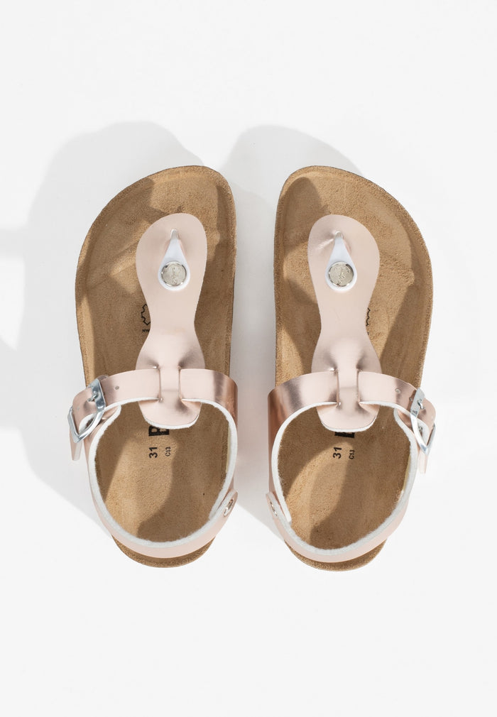 Bayton Sandales à Entre-Doigts Rhea Rose Dorées Bayton Enfant