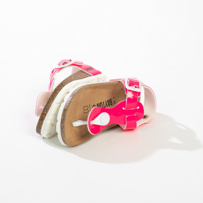 Bayton Sandales à Entre-Doigts Rhea Rose Fluo Bayton Enfant