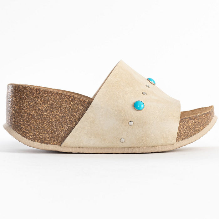 Bayton Sandales Agueda Blanc Cassé Compensées Et Semi-compensées Bayton Femme