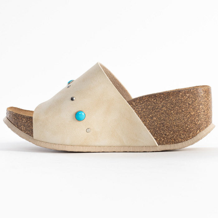 Bayton Sandales Agueda Blanc Cassé Compensées Et Semi-compensées Bayton Femme