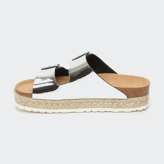 Bayton Sandales Alcee Argentées à Plateforme Bayton Femme