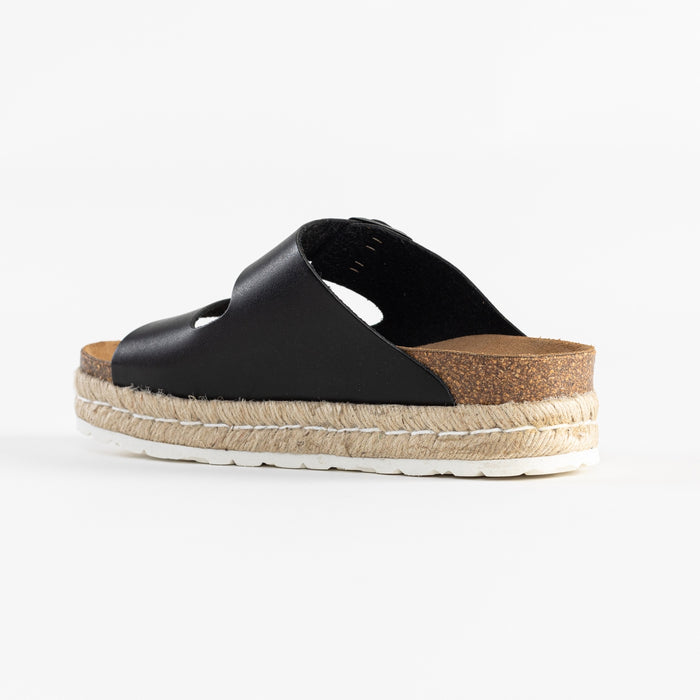 Bayton Sandales Alcee Noir à Plateforme Bayton Femme