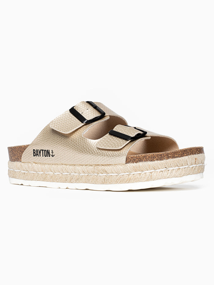 bayton Sandales Alcee Platinium à Plateforme Bayton femme