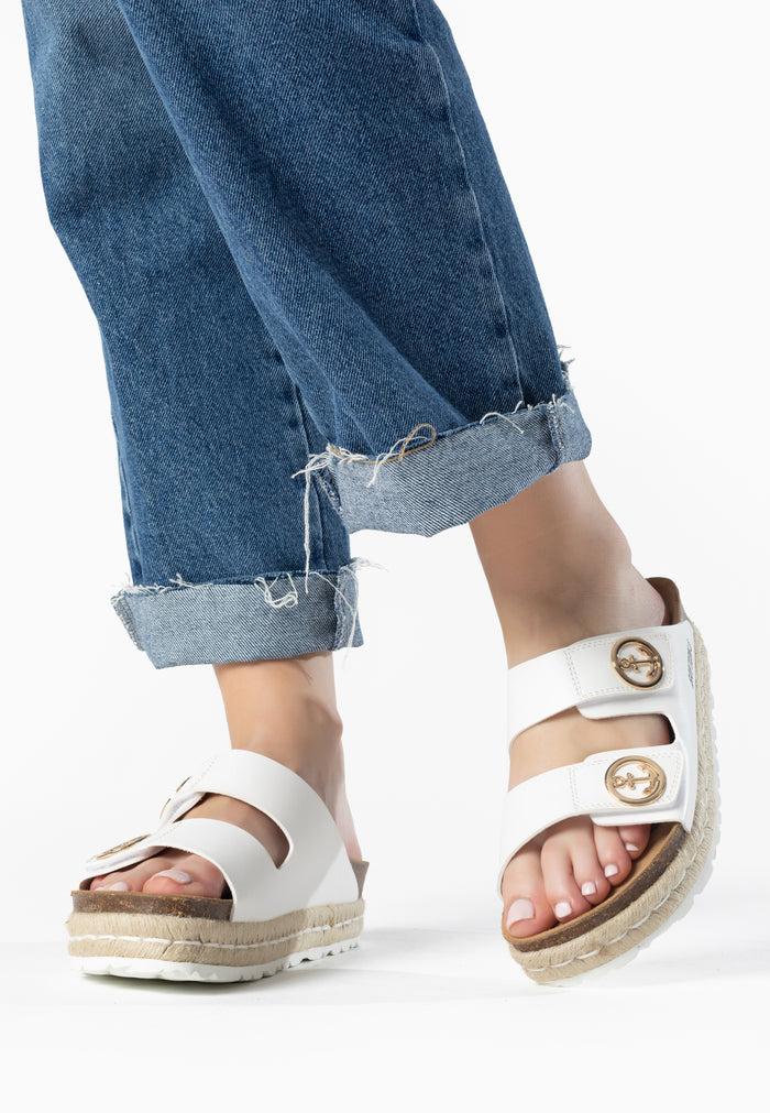 bayton Sandales Alizee Blanc à Plateforme Bayton femme