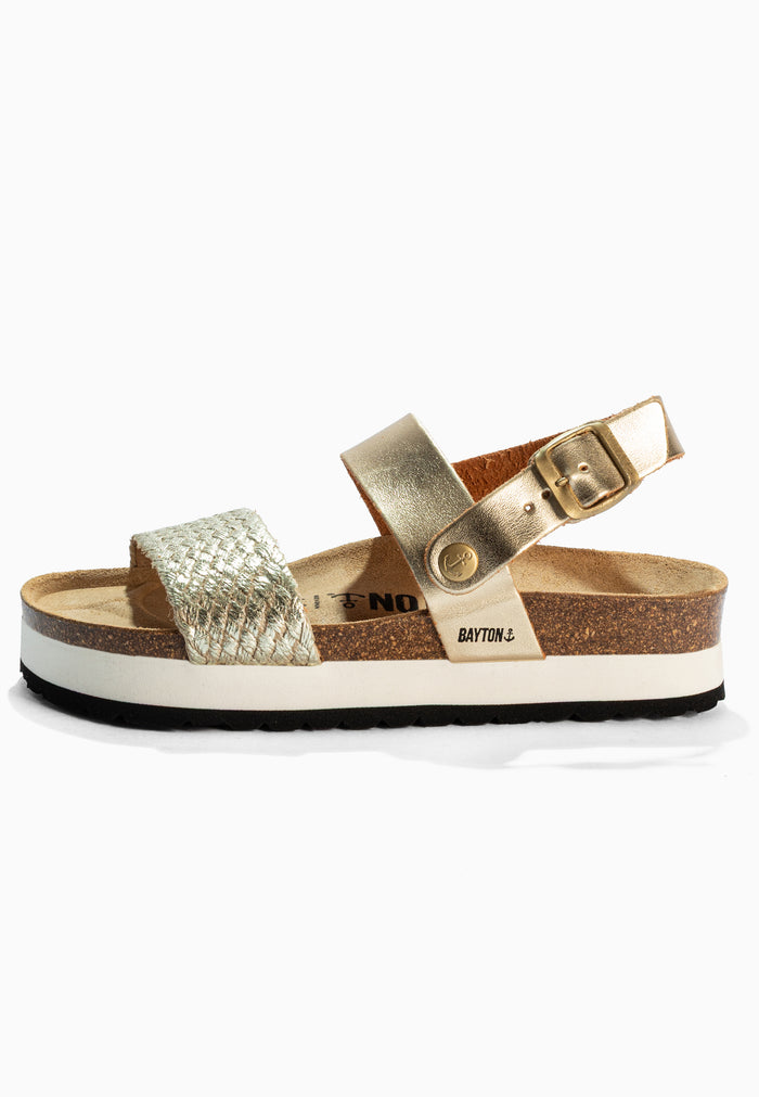 Bayton Sandales Almeria Platine à Plateforme Bayton Femme