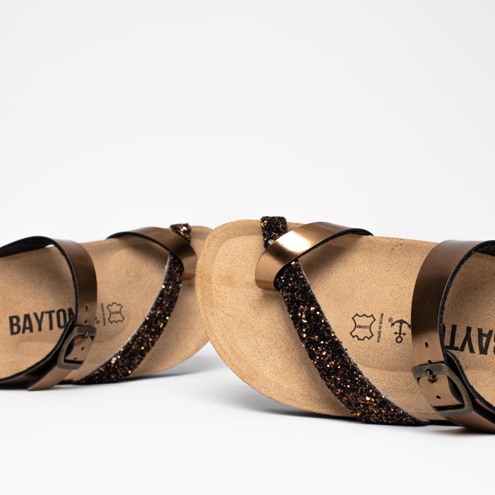 Bayton Sandales Andromac Bronze à Plateforme Bayton Femme