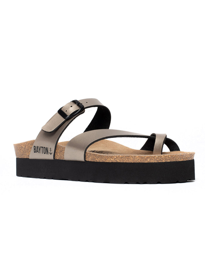 bayton Sandales Andromac Platinium à Plateforme Bayton femme
