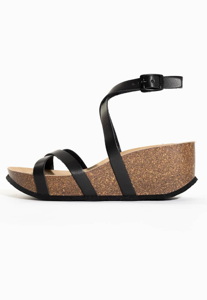 Bayton Sandales Asteria Noir Compensées Et Semi-compensées Bayton Femme