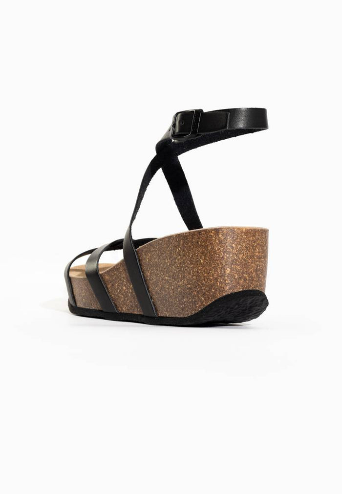 Bayton Sandales Asteria Noir Compensées Et Semi-compensées Bayton Femme