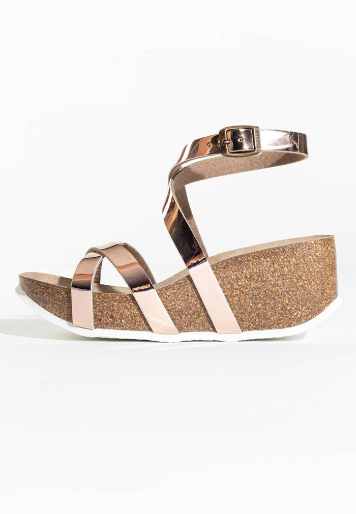 Bayton Sandales Asteria Rose Compensées Et Semi-compensées Bayton Femme