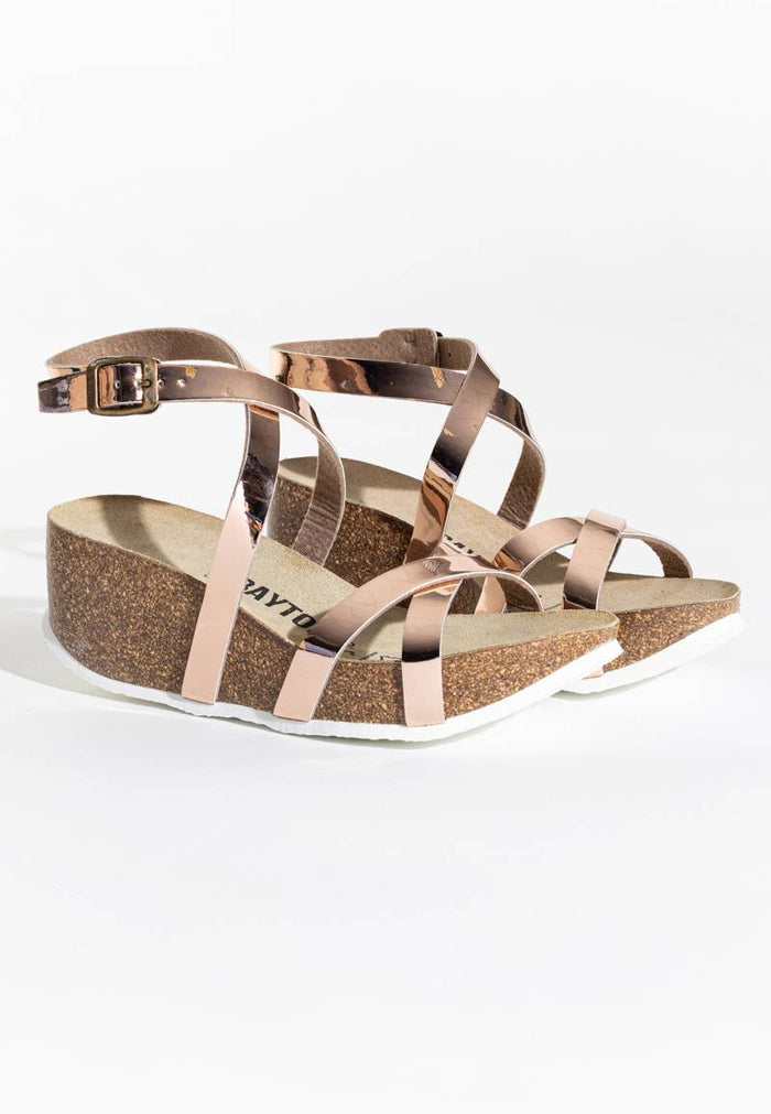 Bayton Sandales Asteria Rose Compensées Et Semi-compensées Bayton Femme