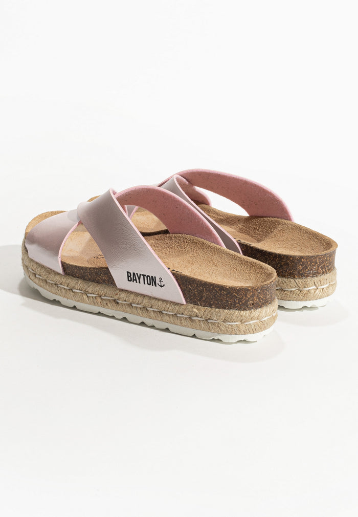 Bayton Sandales Astor Rose Gold à Plateforme Bayton Femme