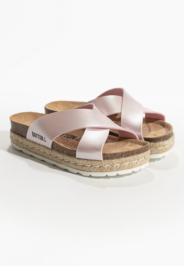 bayton Sandales Astor Rose gold à Plateforme Bayton femme