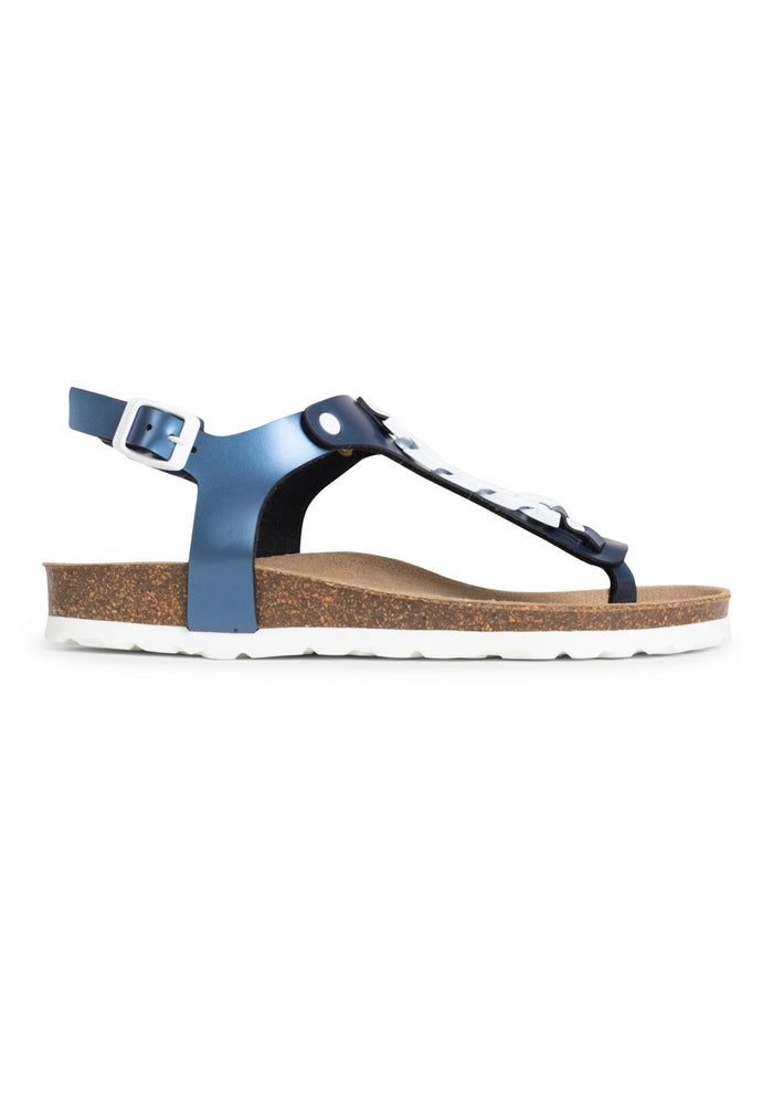 Bayton Sandales Astrid Bleu Marine à Entre-Doigts Bayton Femme