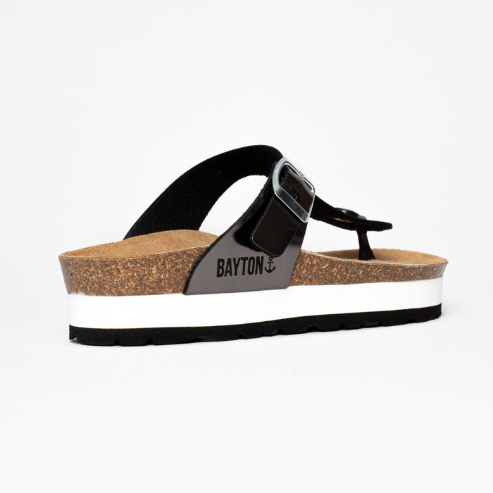 Bayton Sandales Asturias Pewter à Plateforme Bayton Femme