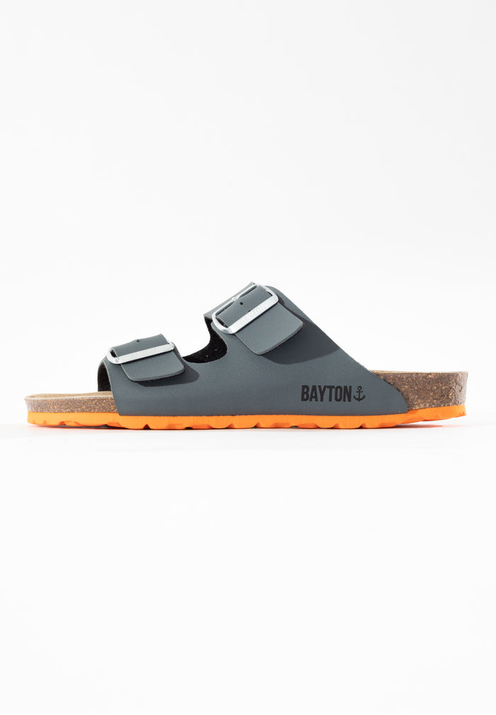Bayton Sandales Atlas Anthracite 2 Brides Bayton Enfant