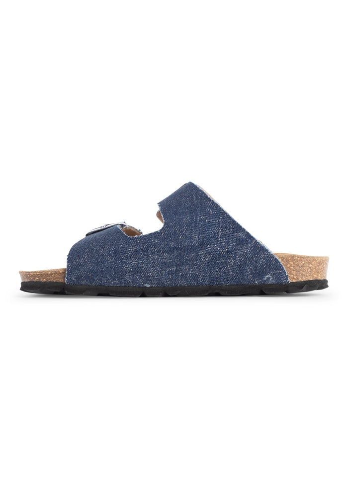 Bayton Sandales Atlas Bleu Brut Denim 2 Brides Bayton Enfant