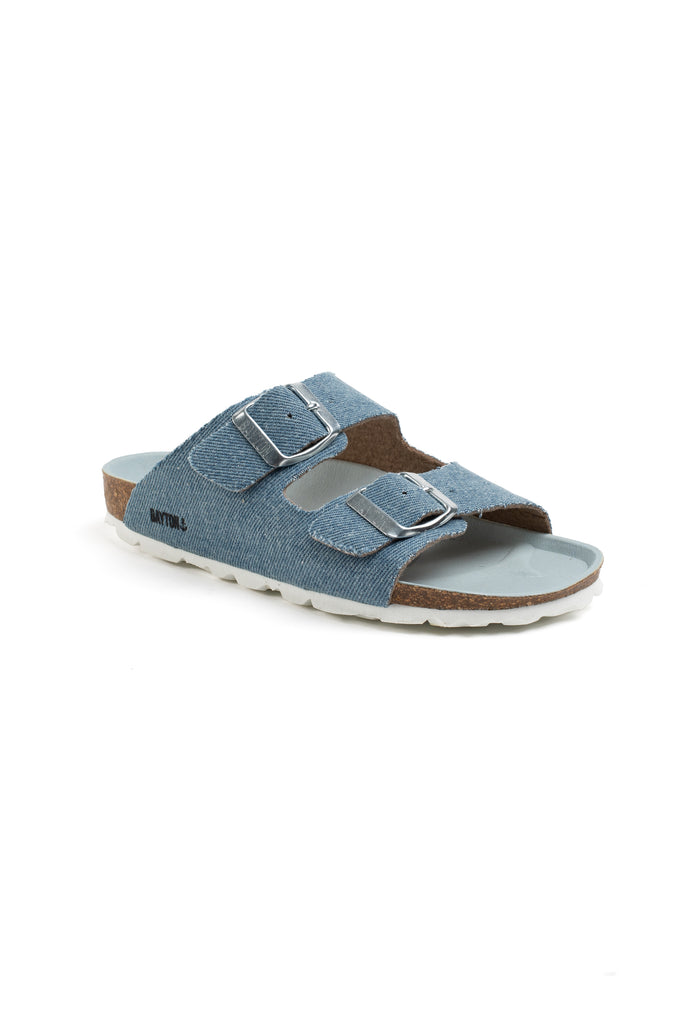 Bayton Sandales Atlas Bleu Ciel Denim 2 Brides Bayton Enfant
