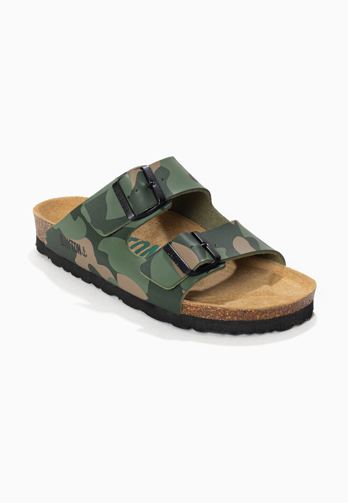 Bayton Sandales Atlas Kaki Camouflage 2 Brides Bayton Enfant